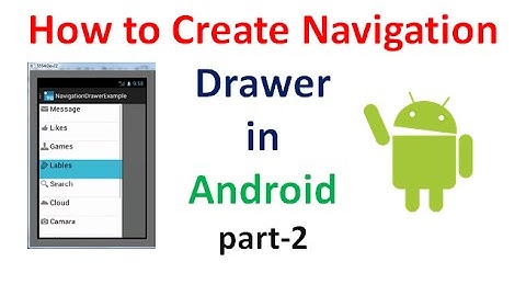 Android Navigation Drawer tutorial:part2 | ShoutCafe.com