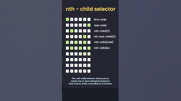 nth - child selector | nth-child(2) | nth-child(odd) | nth-child(even) |#short