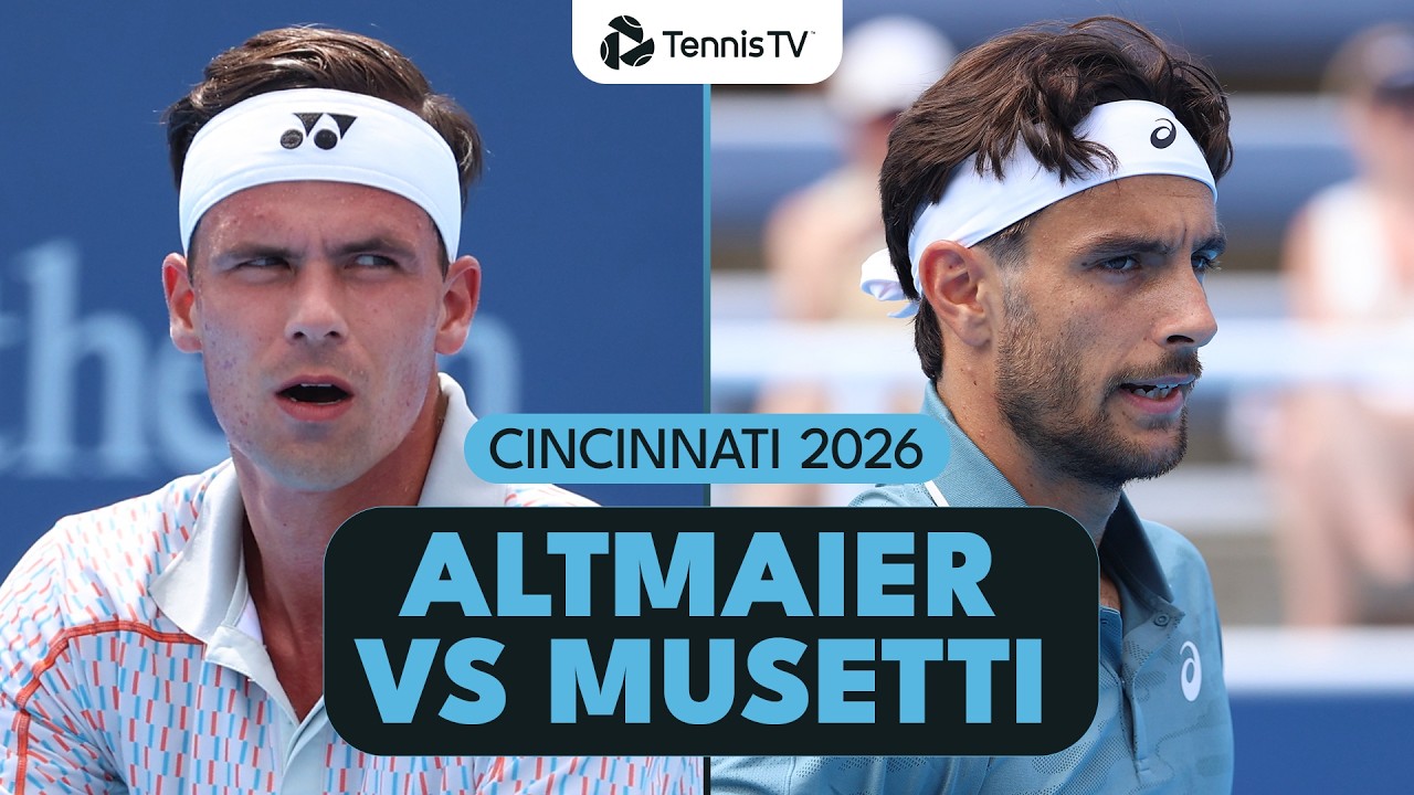Daniel Altmaier Battles Lorenzo Musetti | Cincinnati 2026 Highlights
