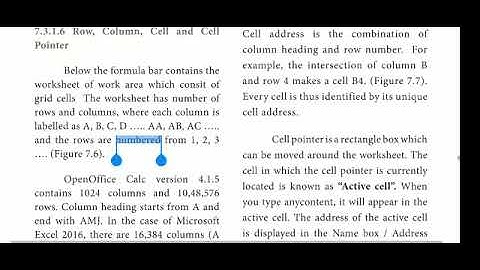 11 th Comp Application ch 7 part I Working With OpenOffice Calc part 3