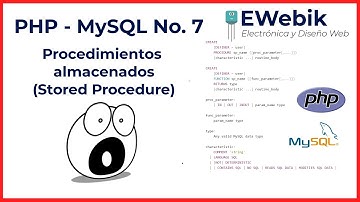 MySQL PHP desde cero 7 | 【 CREATE PROCEDURE 】 ¿Cómo crear procedimientos almacenados en MySQL?