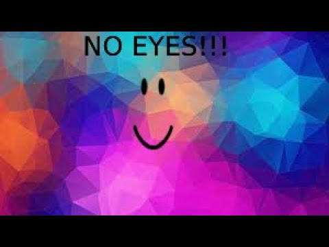 How To Make Ur Avatar No Face Eyes Roblox Youtube - blue eyes roblox