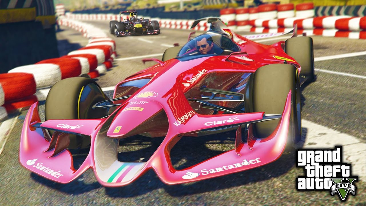 Gta 5 Formel 1 In Gta Street Racing Mod Idzock Youtube