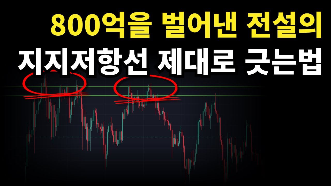 [ 비트코인 ] 미국의 800억 워뇨띠가 제대로 알려주는 지지저항 작도법