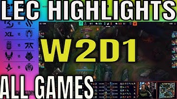 LEC Highlights ALL GAMES W2D1 Summer 2023 - Week 2 Day 1