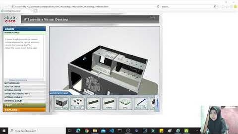 Simulator rakit PC menggunakan Cisco IT essentials virtual Dekstop #Tutorial