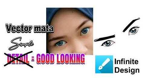 CARA GAMPANG BUAT VECTOR MATA | INFINITE DESIGN