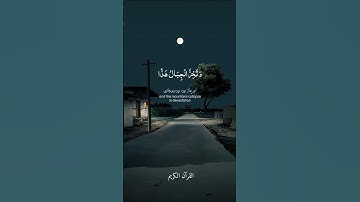 ﴿وَقَالُوا اتَّخَذَ الرَّحْمَـٰنُ وَلَدًا﴾💔 | مقطع يهز القلب من سورة مريم 📖💫 #قرآن #سورة_مريم #تذكير