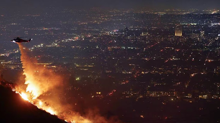 Incendies à Los Angeles : les feux pourraient être attisés par des rafales à plus de 160 km/h
