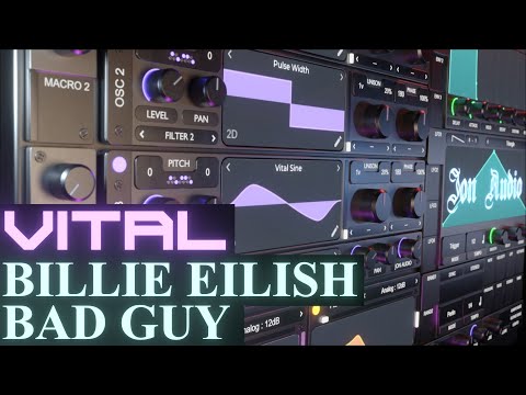 Vital Billie Eilish Bad Guy Lead Sound Design Tutorial