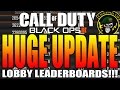 Call Of Duty: Black Ops 3 - Huge Update! BO3 Lobby Leaderboards Back In Multiplayer!