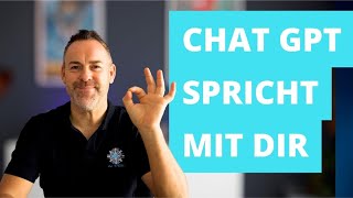 ChatGPT spricht mit dir- die neue Sprachausgabe- Funktion des künstlichen Intelligenz Chatbots