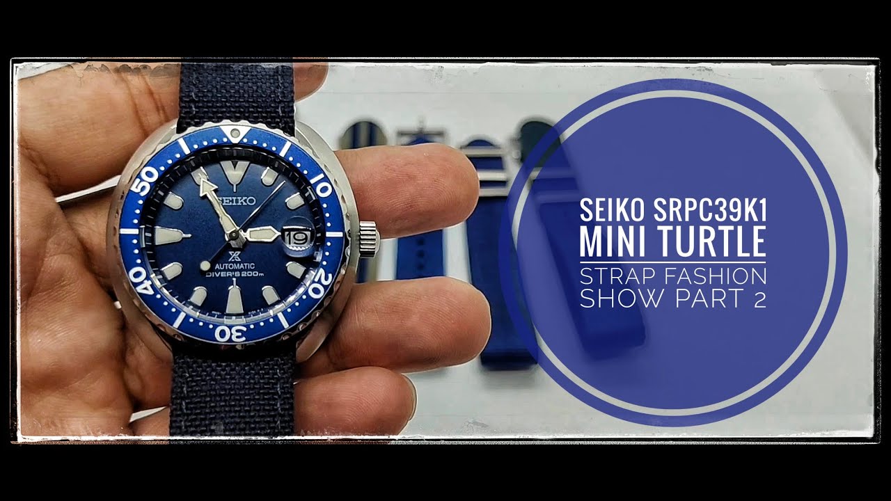 5 Best strap for the Seiko SRPC39K1 Mini Turtle: Strap fashion show part 2  #seikominiturtle - YouTube