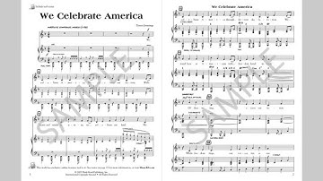 We Celebrate America - MusicK8.com Singles Reproducible Kit