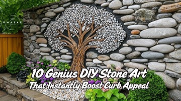10 Genius DIY Stone Art That Instantly Boost Curb Appeal! 🏡✨
