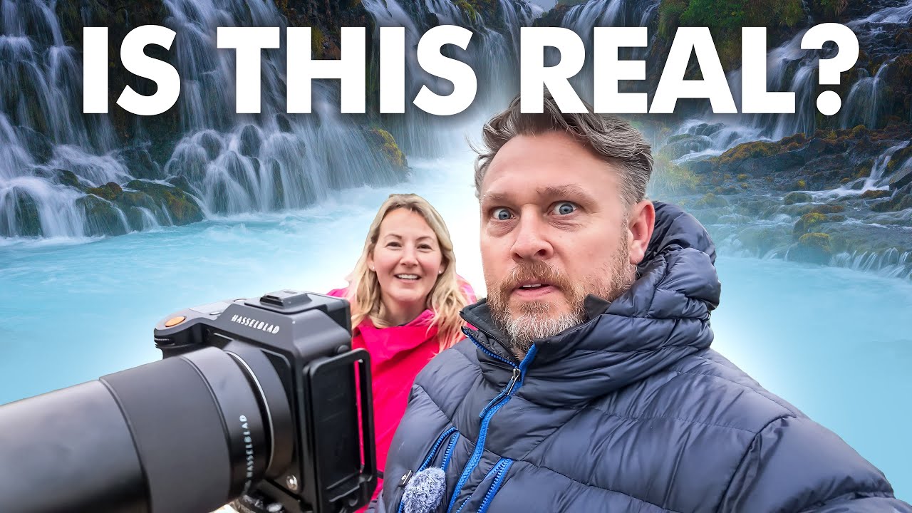 I Can't Believe This Place Is Real - Bruarfoss Waterfall — Brúarfoss — video poster