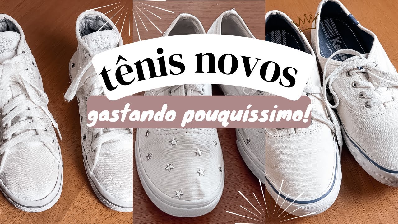 TRANSFORMANDO TÊNIS DE BRECHÓ | 3 peças: Vans, Adidas e Keds + muitas dicas de curadoria