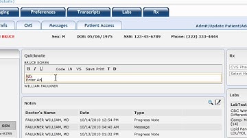 Quick Note with Very Easy EMR Soren Technology