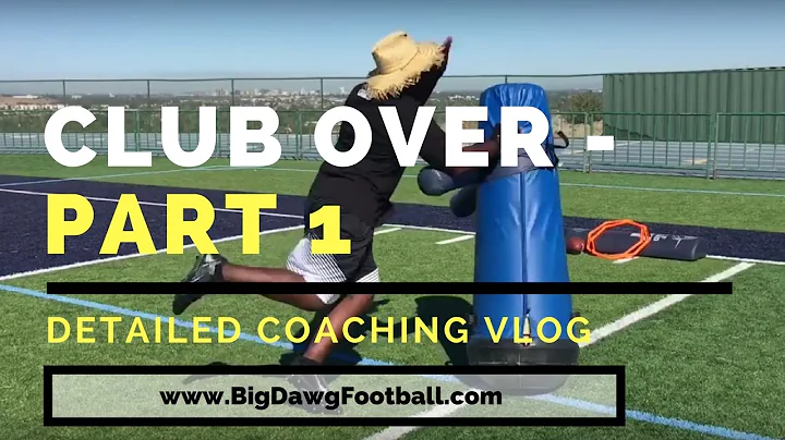 CLUB OVER - Pass Rush Moves - PART 1 - American Football Coaching Talk-Through