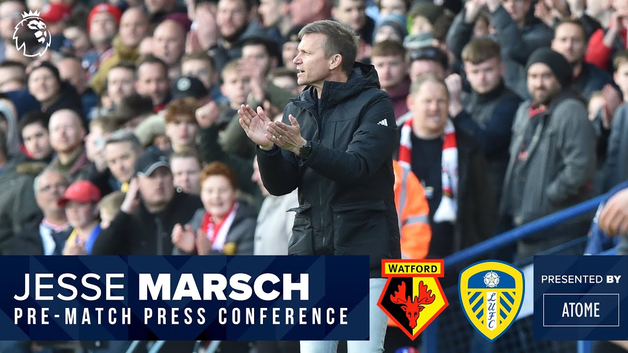 LIVE: Jesse Marsch press conference | Watford v Leeds United | Premier League