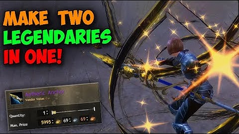 The FASTEST way to make the new Legendary! Aetheric Anchor Guide