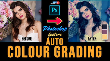 Secret auto color grade - English Photoshop Tutorial
