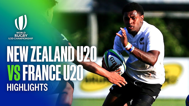 HIGHLIGHTS | New Zealand U20 v France U20 | Semi Final, World Rugby U20 Championship, 2025