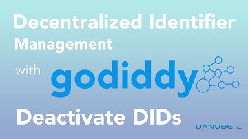 Part 6: Mastering Decentralized Identifiers with godiddy.com | Deactivating DIDs | 2023 series