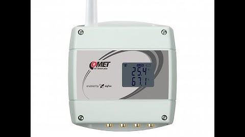 IoT Wireless Temperature Sensor for 4 external Pt1000 probes with CINCH connector, powered by Sigfox