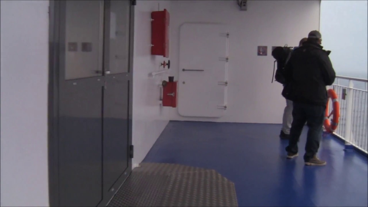 Walking around on Bornholmslinjen M/S Hammershus (Rønne - Sassnitz)