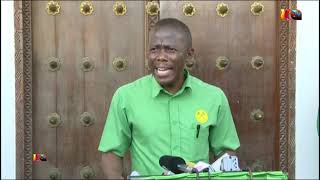LIVE: POLEPOLE ANAZUNGUMZA NA WAANDISHI WA HABARI