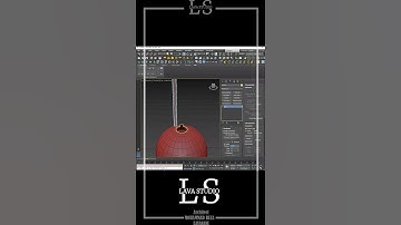 how to Fast modeling of Realistic Net Lamp use 3DsMax #shorts