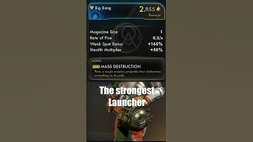 Big Bang - The highest damage launcher (The Outer Worlds 2)