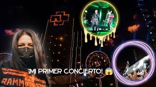 Mi primer concierto 😍// Foro sol// Rammstein🖤 | Vlog