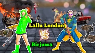 महायुद्ध Lallu London VS Birju Bhaiya || Bgmi Funny Commentry Video || #bgmi #ajaxgaming47 #funny