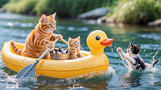 Download Lagu Mama Cat \u0026 Kitten Rescue Lost Kitten While Fishing By The River and Picnic Adventure Together 🐾🐱💦 MP3 Download Lagu Mama Cat \u0026 Kitten Rescue Lost Kitten While Fishing By The River and Picnic Adventure Together 🐾🐱💦 MP3