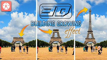 3D Building grow vfx effect kinemaster tutorial | Techwar