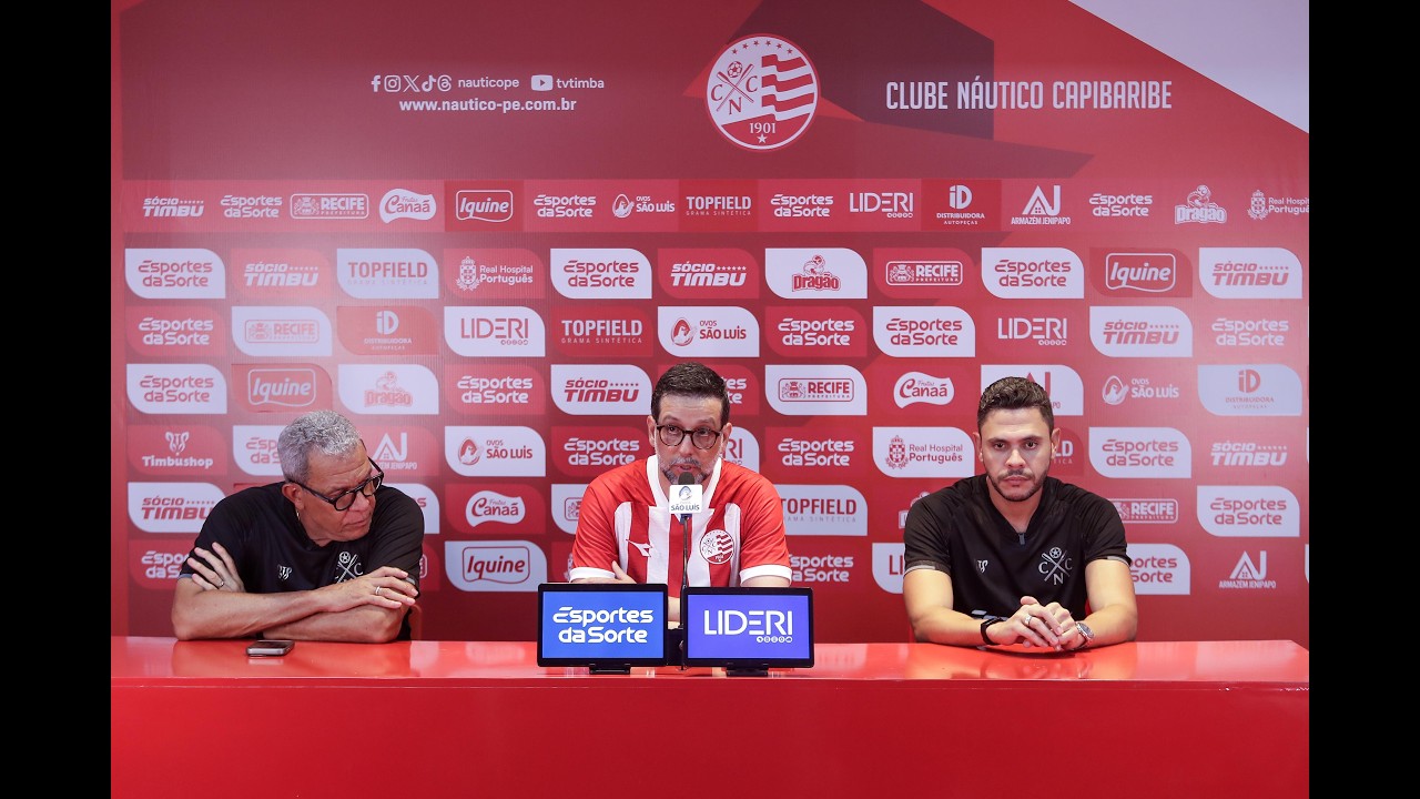 COLETIVA PÓS JOGO COM HÉLIO DOS ANJOS, BRUNO BECKER E GUILHERME DOS ANJOS