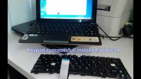 Asus Eee pc 1015pw Keyboard Not Working