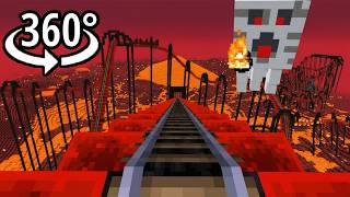 360° The Nether Minecraft Rollercoaster