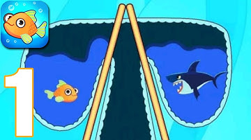 Save The Fish - Gameplay Walkthrough Part 1 Levels 1-40 (iOS,Android)