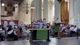 O Lux Beata Trinitas, Emma Brown, live during Evensong, Leidse Cantorij, Hans Brons