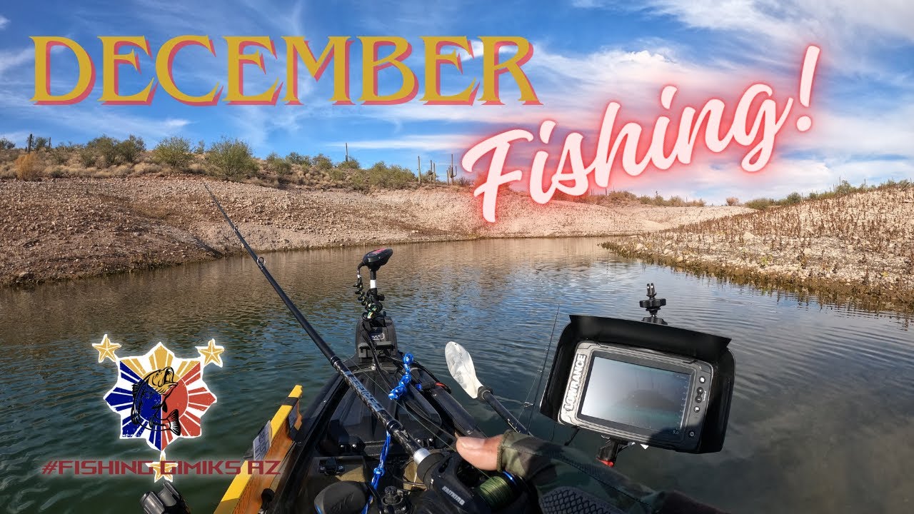December Bass Fishing in Arizona (Lake Pleasant)#bass #fishing #kayakfishing