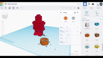 DIY 3D-Printed Robot Keychain with TinkerCAD