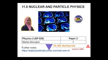 SP025 Chapter 11: Nuclear and Particle Physics