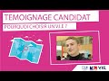 Hugo un candidat nous dit pourquoi choisir un vie