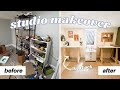 EXTREME STUDIO MAKEOVER (it was a disaster) | dream SMALL BUSINESS setup