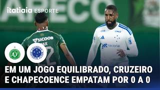 Away from home, Cruzeiro 'stuck' and draws with Chapecoense in the Copa do Brasil.
