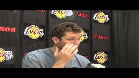 Lakers forward Luke Walton on 2010 exit interview