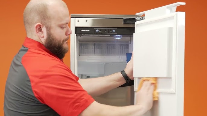 Clean An Under Counter Ice Maker Ice Machine! 